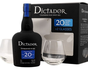 Dictador 20 YO + 2 poháre 40% 0,7l