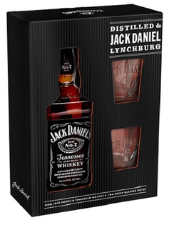 Whisky Jack Daniels + 2 poháriky 40% 0,7l