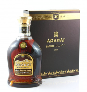 Brandy Ararat 20 YO + GB 40% 0,7l