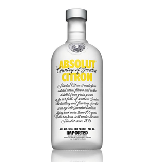 Vodka Absolut Citron 40% 0,7l