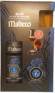 Malteco 10YO + 2 Poháre GBX 40% 0.7L