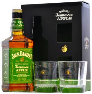 Jack Daniel´s APPLE + 2 poháre 35% 0.7L