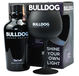 Bulldog Gin + pohár 40% 0,7L