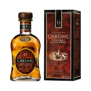 Whisky Cardhu 15 YO + GB 40% 0,7l