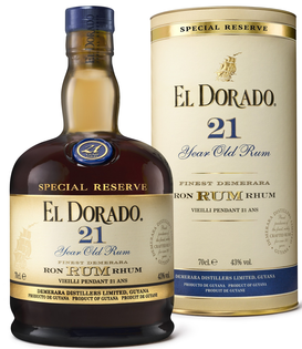 El Dorado Special Reserve 21 YO + GB 43% 0,7l