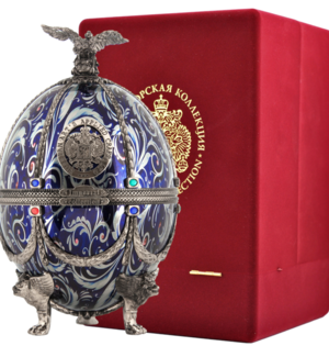 Imperial Collection Faberge Silver with Blue Flowers 40% 0,7L