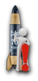 Dębowa Polska Oak Vodka Raketa 40% 0,7L