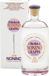 Nonino Grappa il Merlot Monovitigno + GB 41% 0,7l