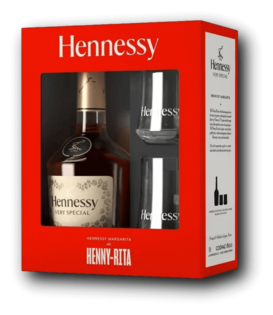 Hennessy Very Special + 2 Poháre 40% 0,7L