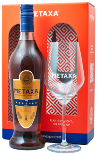 Metaxa 7* + 1 Pohár 40% 0,7L