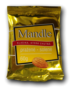 Krajči Mandle (pražené, solené) 60 g