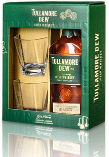 Whisky Tullamore Dew + 2 poháre 40% 0,7l